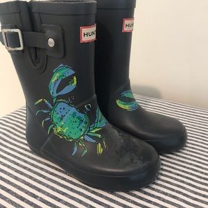 Hunter kids boots size 8 (toddler)